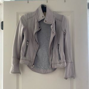 Chaser sweatshirt moto jacket
